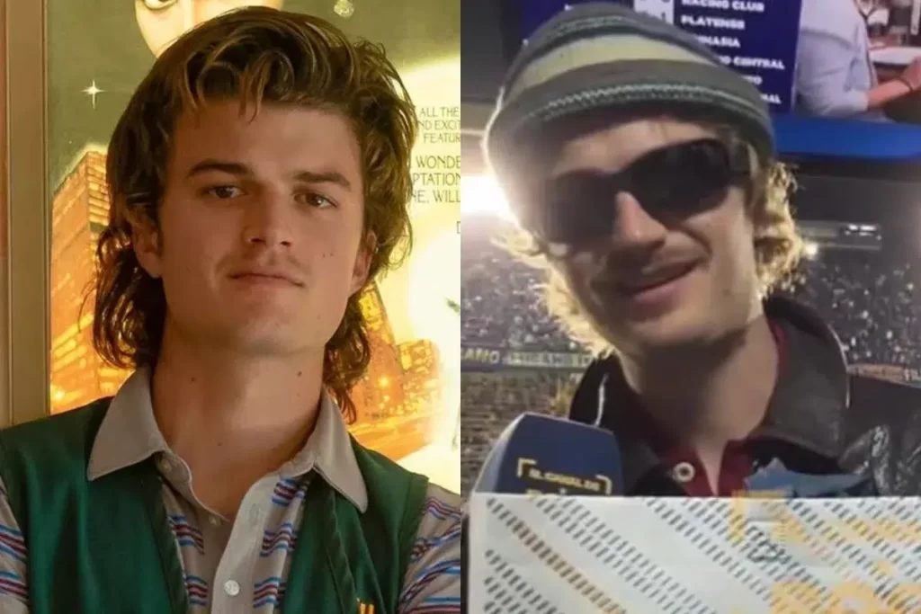Joe Keery, actor de Stranger Things, visitó La Bombonera