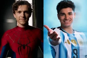 Tom Holland saluda a Julián Álvarez: "Serías un gran Spider-Man"