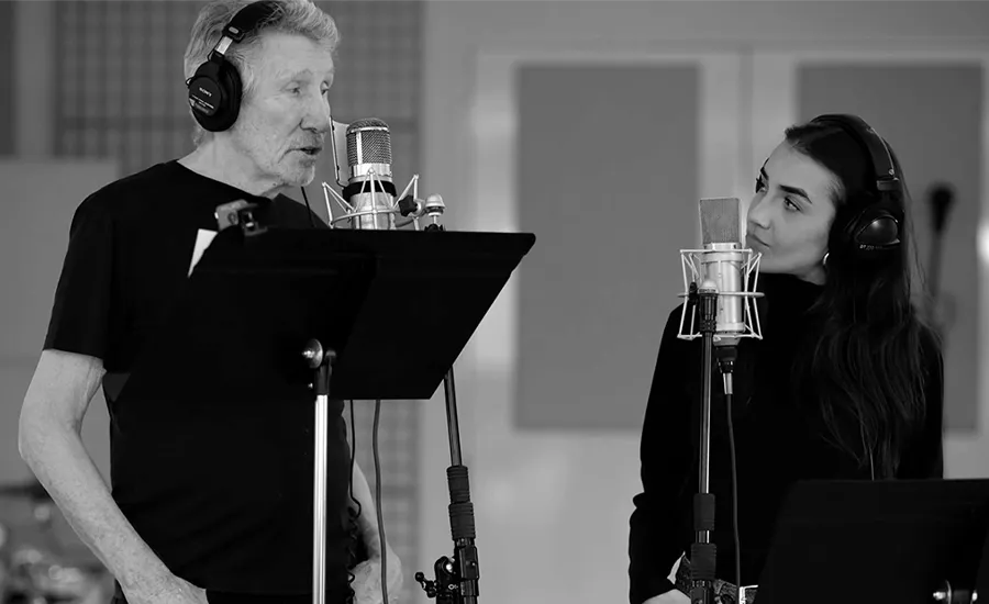 “Nuestro equipo estaba siendo bombardeado mientras grababa”: Roger Waters (Pink Floyd) y la palestina Mona Miari publican el videoclip de su nueva versión de “Comfortably Numb”