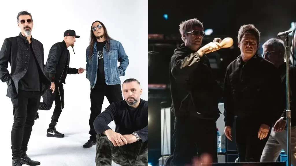 System of a Down hizo cantar al público contra Oasis durante un show
